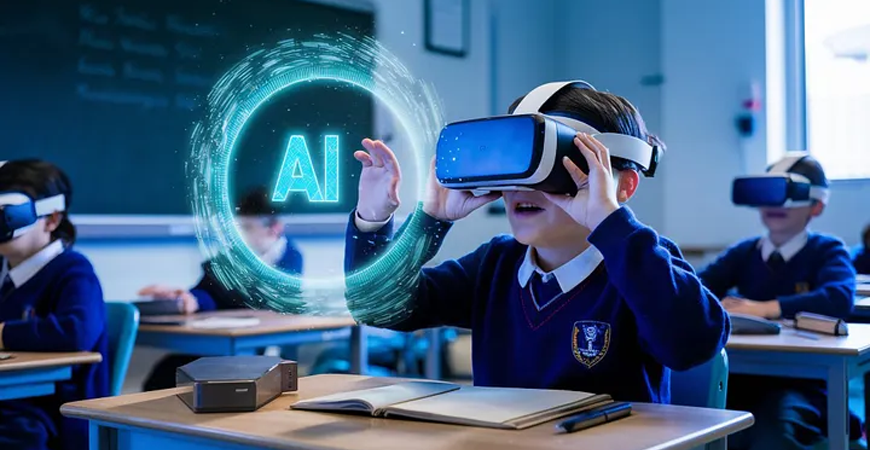 Blog cover for 'Maximising AI in eLearning: Bridging Potential and Reality'