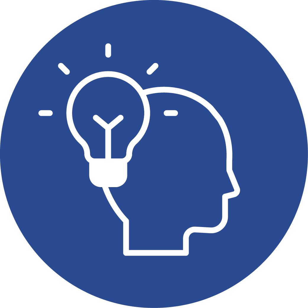 Design Thinking icon representing human-centered problem solving