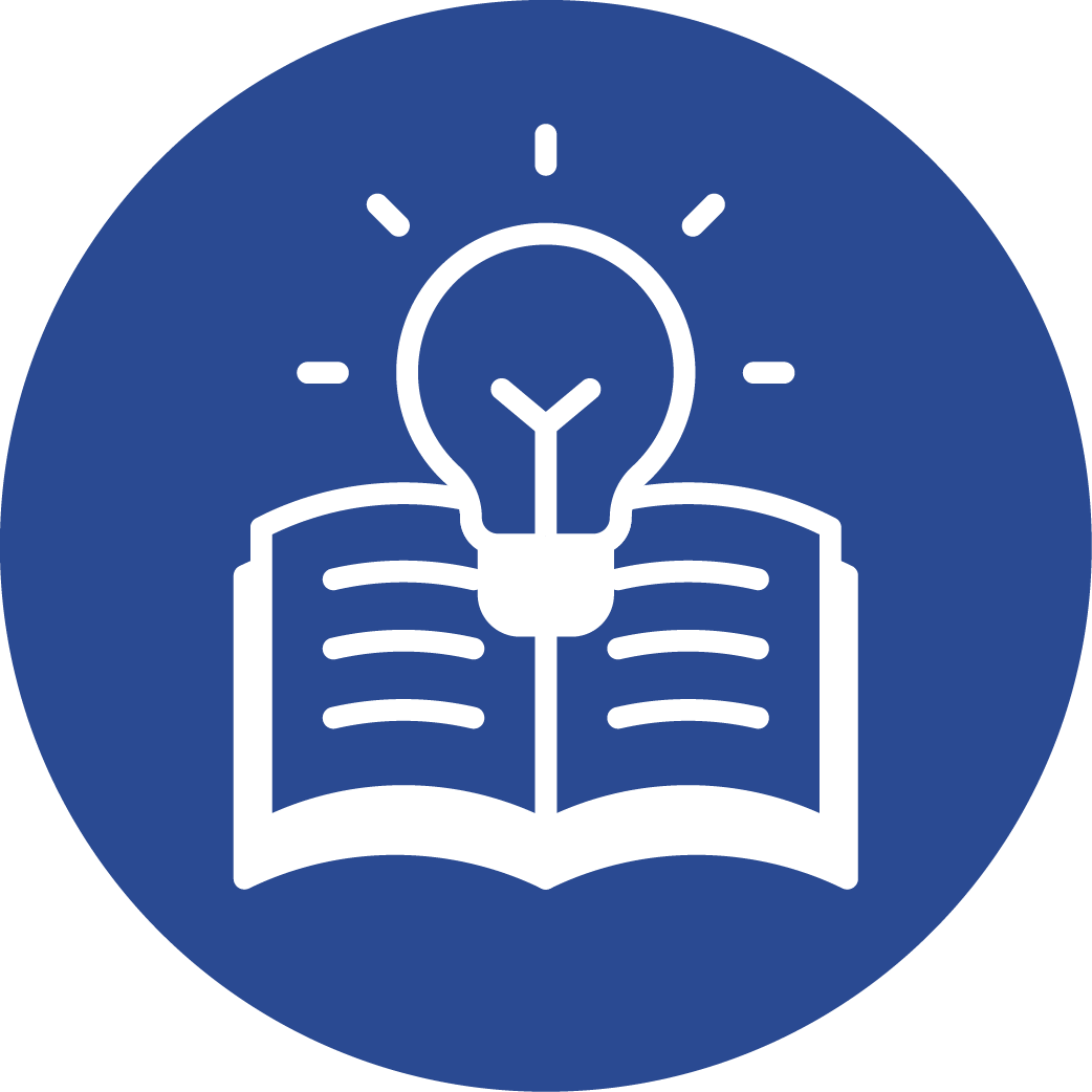 Education icon representing strengthening learning ecosystems