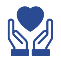 Empathy icon representing understanding and compassion