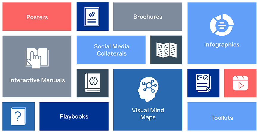 Illustration representing communication design services at Enabling Dimensions
