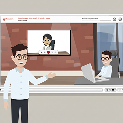 Blended learning solution visual by Enabling Dimensions
