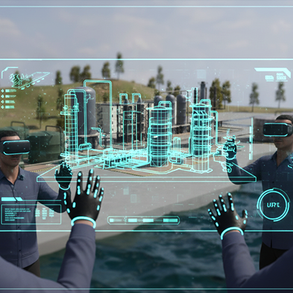 3D learning and immersive training environment visual